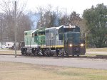 Ohio South Central Railroad (OCSR) 104 & 4537